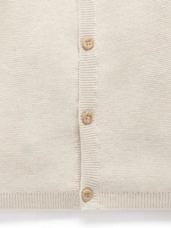 Purebaby Natural Textured Knit Cardigan