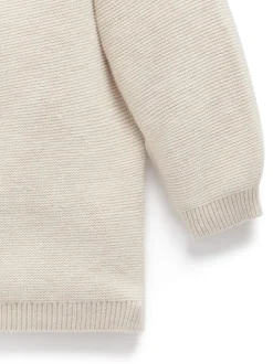 Purebaby Natural Textured Knit Cardigan