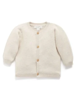 Purebaby Natural Textured Knit Cardigan