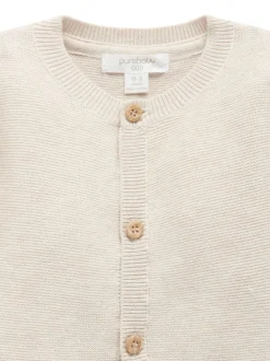 Purebaby Natural Textured Knit Cardigan