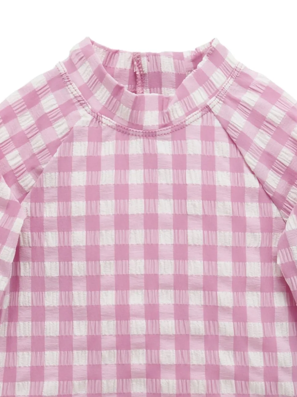 Purebaby Pink Long Sleeve Rashie Swim Set