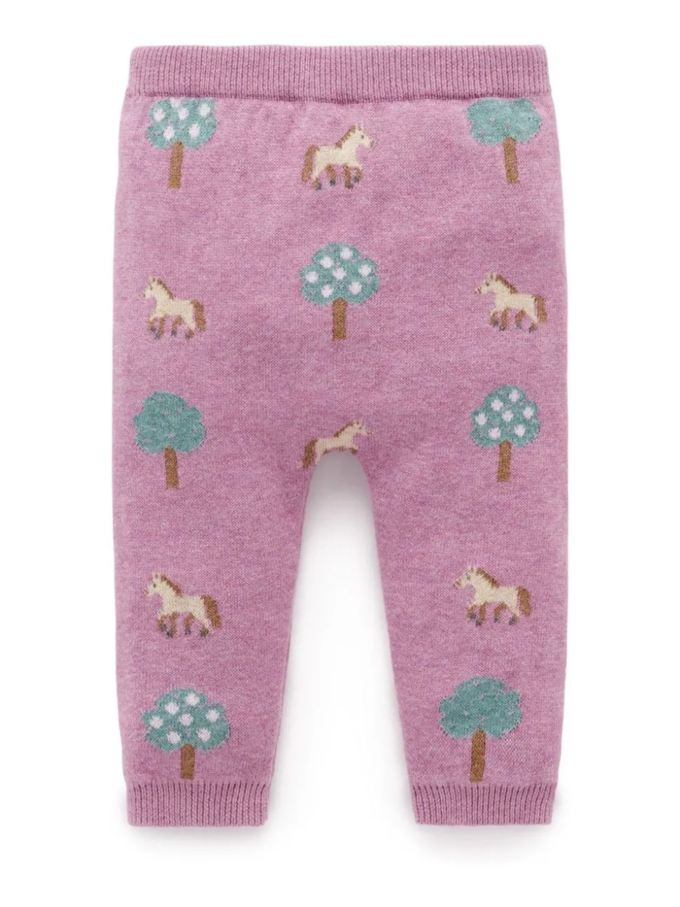 Purebaby Pink On The Farm Leggings