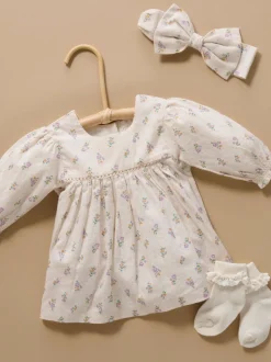 Purebaby Pink Primrose Dress