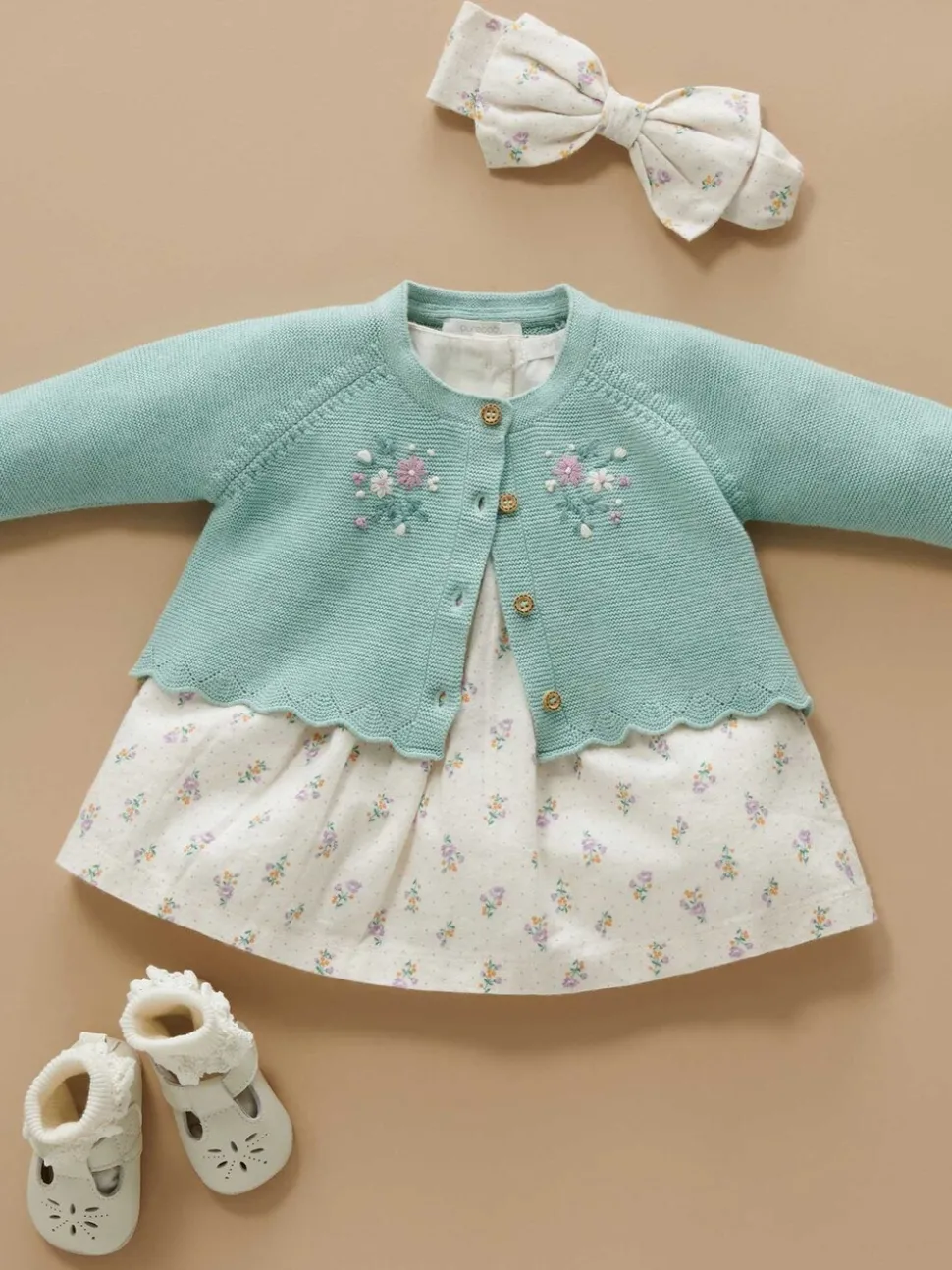 Purebaby Pink Primrose Dress