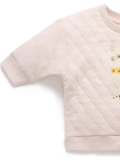 Purebaby Pink Quilted Track Set