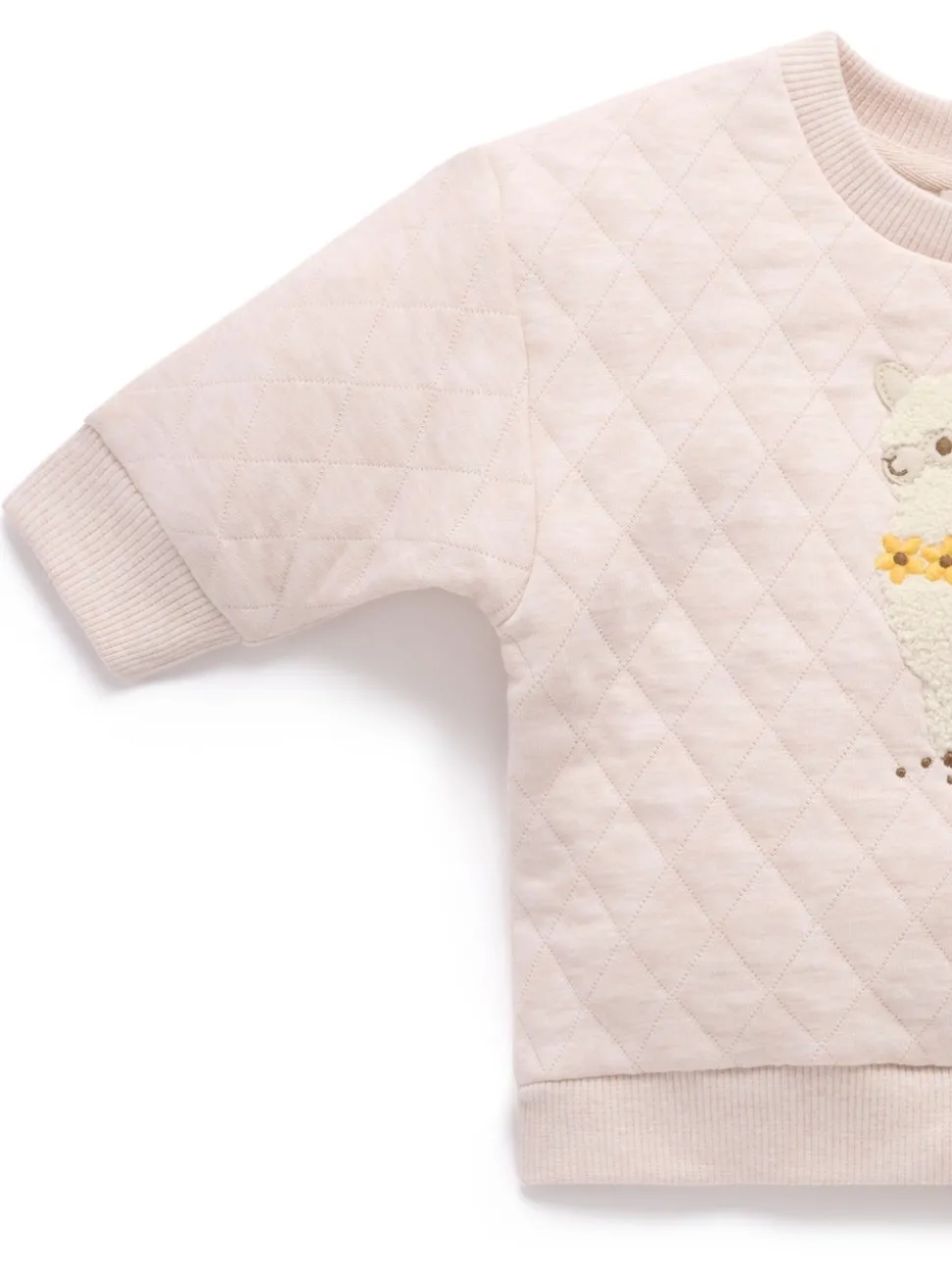 Purebaby Pink Quilted Track Set