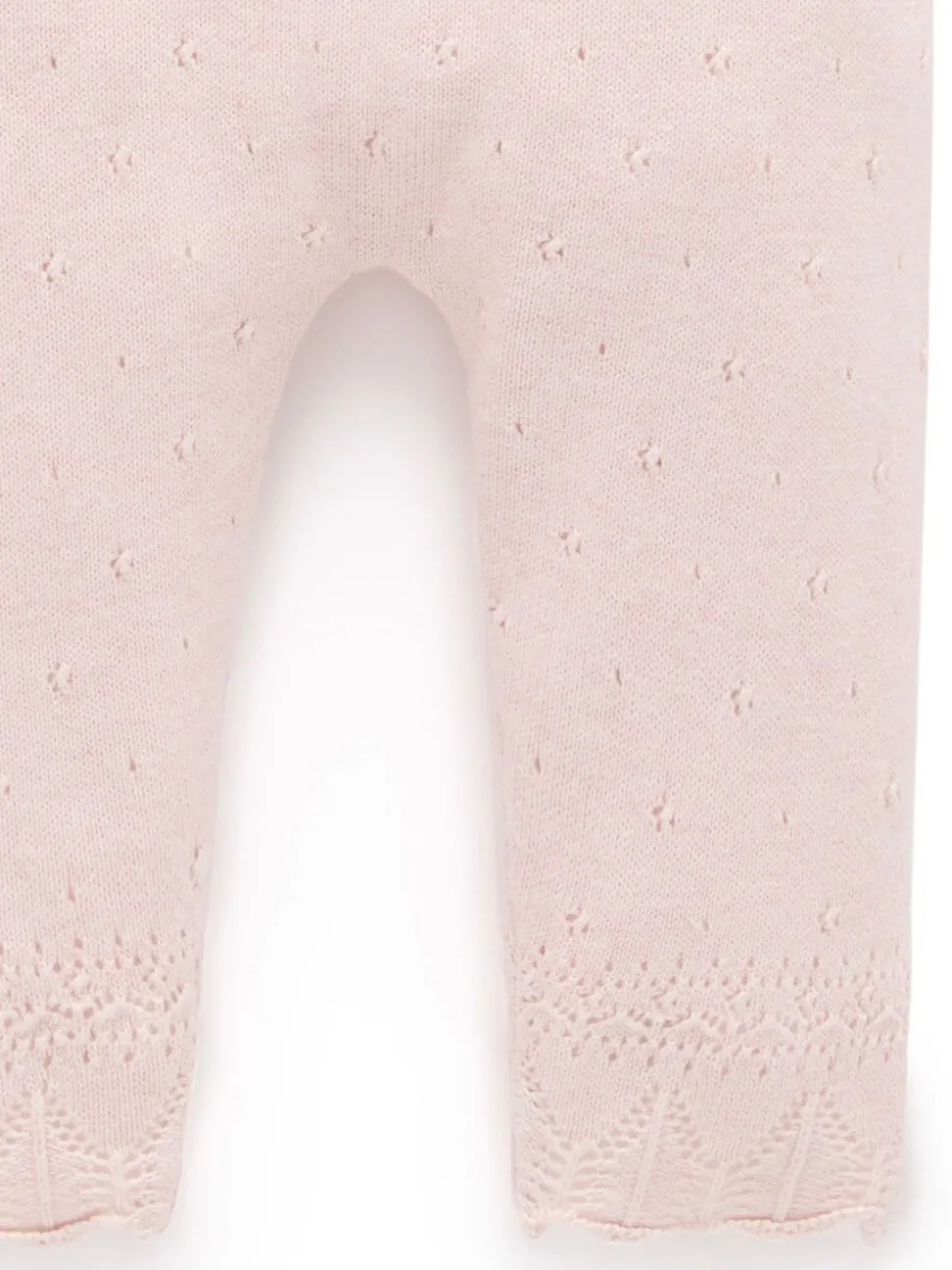 Purebaby Pink Scalloped Jumper & Leggings Set