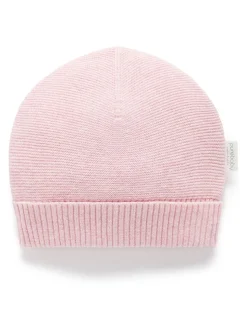 Purebaby Pink Textured Beanie