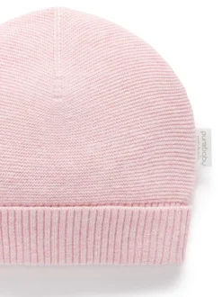 Purebaby Pink Textured Beanie