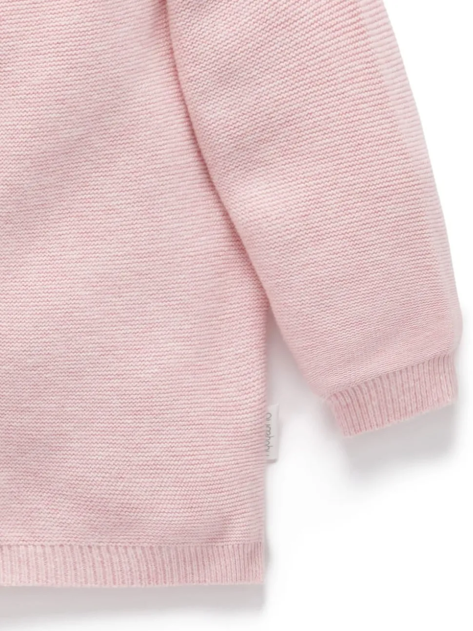 Purebaby Pink Textured Knit Cardigan