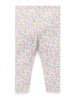 Purebaby Pink Thick Leggings with Pockets