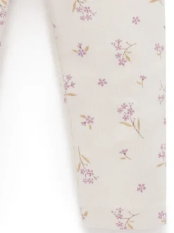 Purebaby Pink Thick Rib Leggings