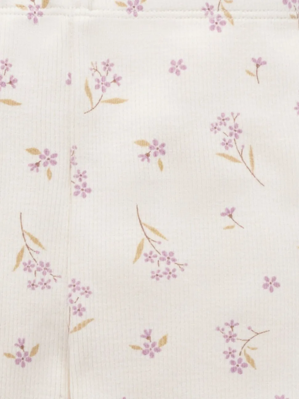 Purebaby Pink Thick Rib Leggings