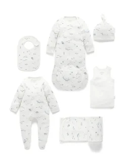 Purebaby White Chrome Newborn Essential Hospital Pack