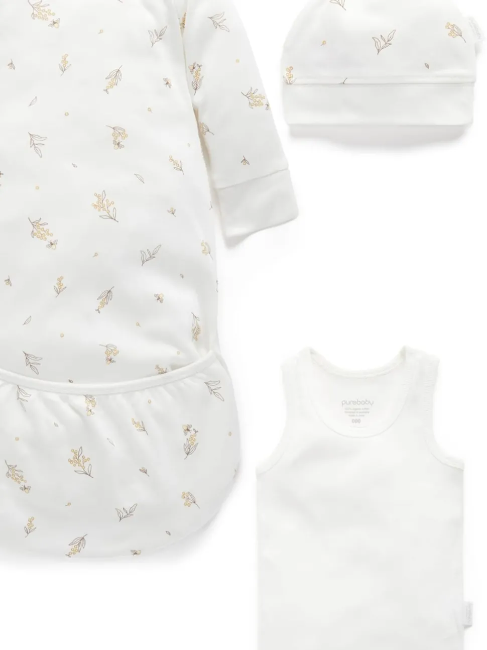 Purebaby White Newborn Essential Hospital Pack