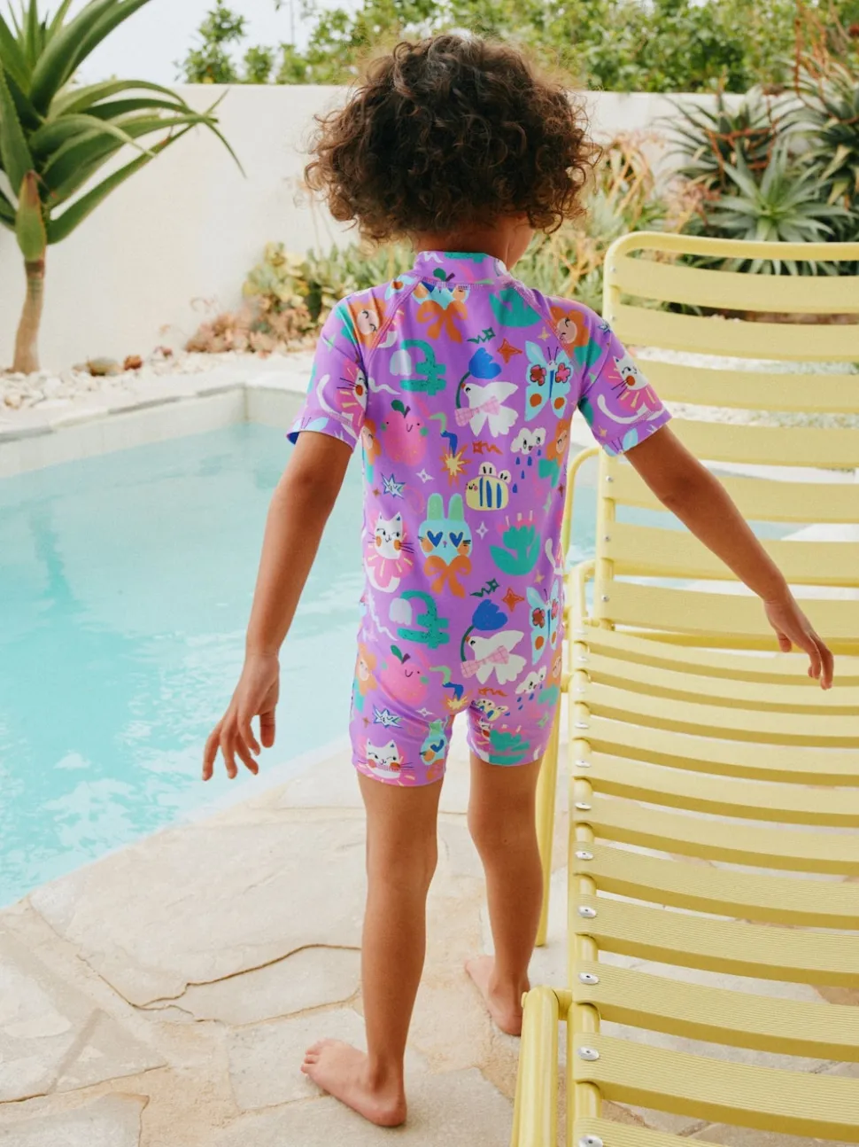 Purple Character Sunsafe Swimsuit (3mths-10yrs)