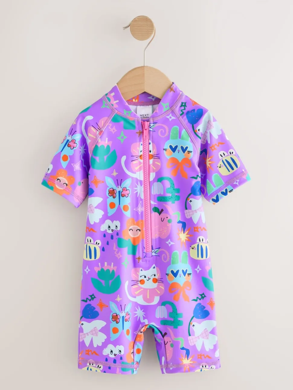 Purple Character Sunsafe Swimsuit (3mths-10yrs)