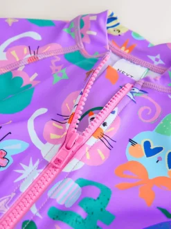Purple Character Sunsafe Swimsuit (3mths-10yrs)