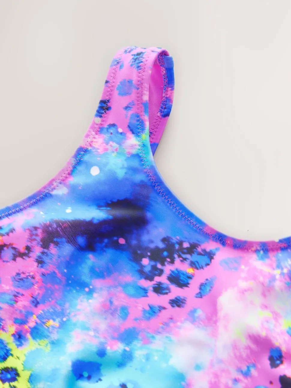 Purple Cut Out Swimsuit (4-16yrs)