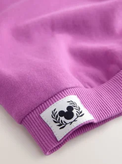 Purple Disney Mickey Mouse Quarter Zip Sweatshirt (3mths-7yrs)