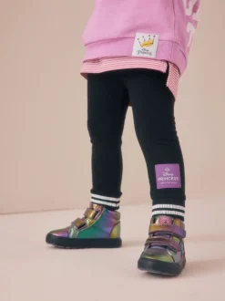 Purple Disney Princess Long Sleeve Mock Layer Top and Leggings Set (3mths-7yrs)