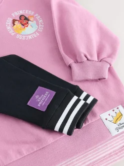 Purple Disney Princess Long Sleeve Mock Layer Top and Leggings Set (3mths-7yrs)