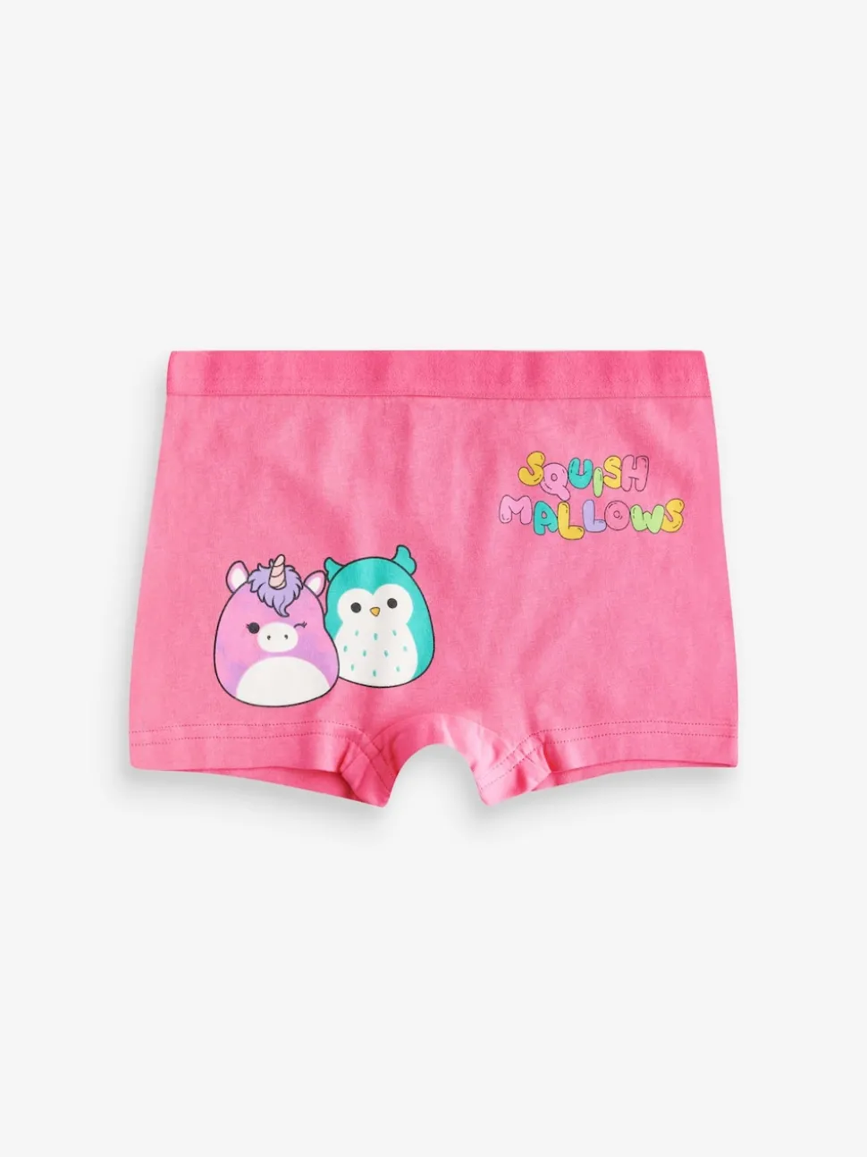 Purple/Green Squishmallow Short Briefs 5 Pack (5-14yrs)