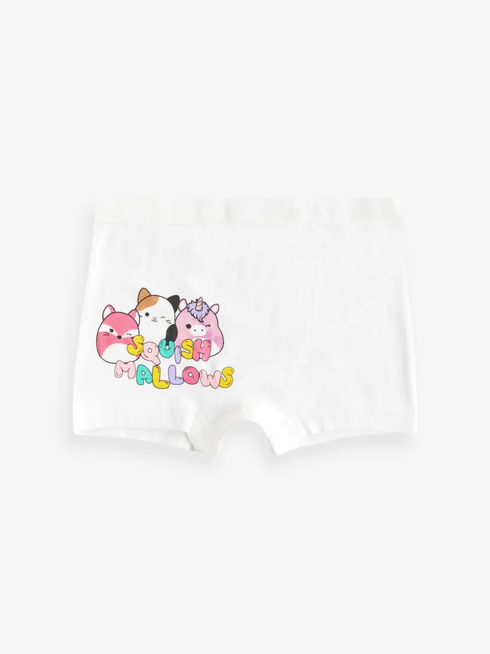 Purple/Green Squishmallow Short Briefs 5 Pack (5-14yrs)