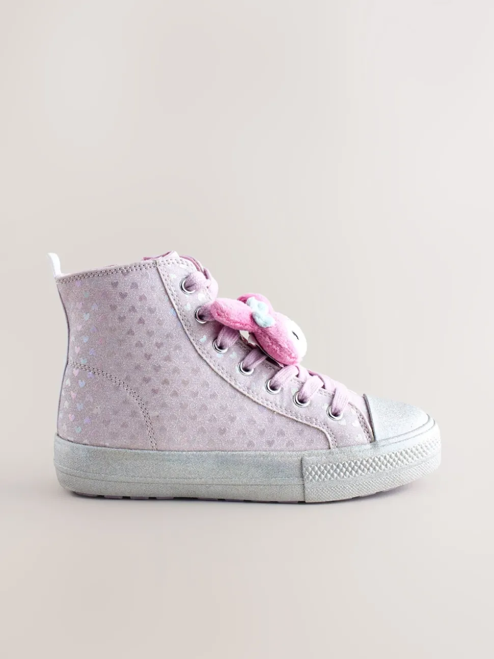 Purple Hello Kitty and Friends Lace-Up High Top Trainers