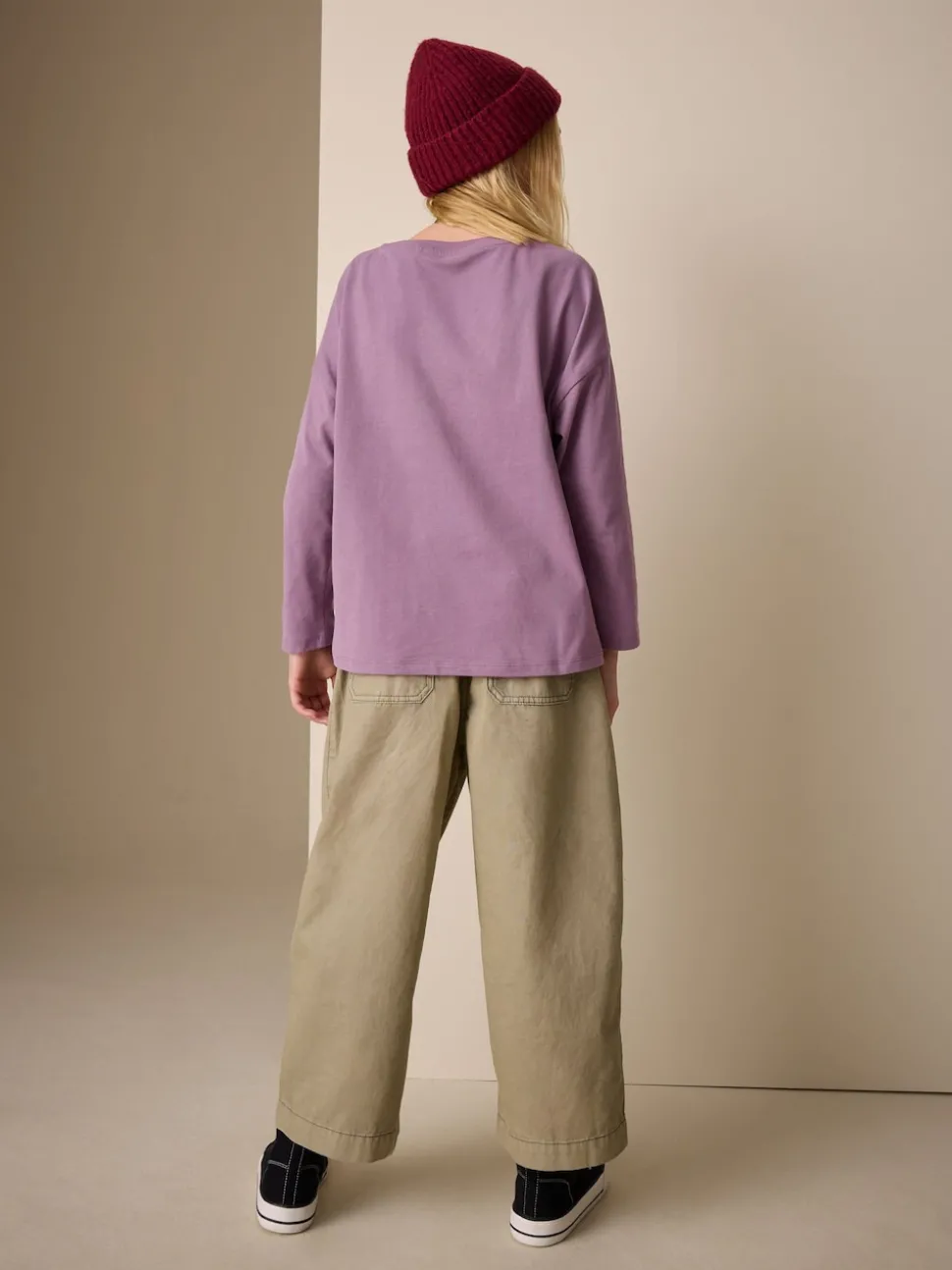 Purple Long Sleeve Top (3-16yrs)