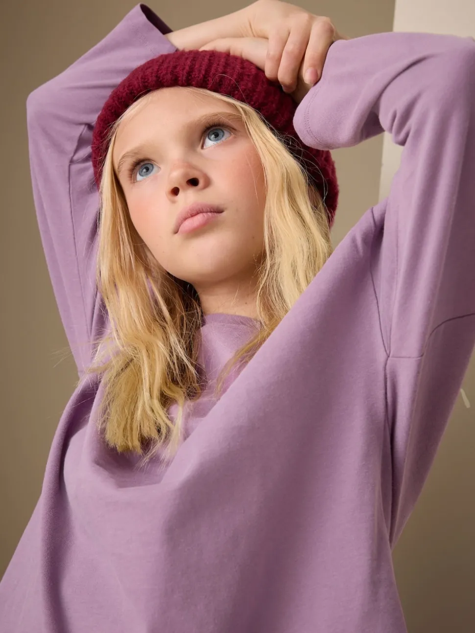 Purple Long Sleeve Top (3-16yrs)