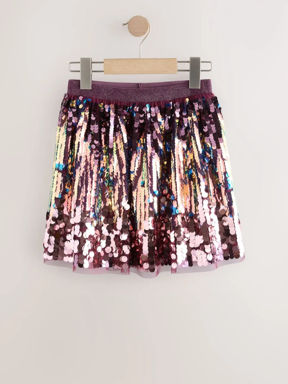 Purple Ombre Sequin Skirt (3-16yrs)