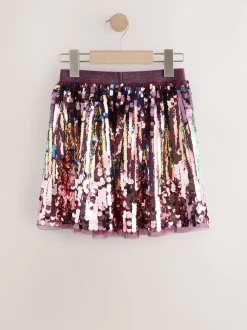Purple Ombre Sequin Skirt (3-16yrs)
