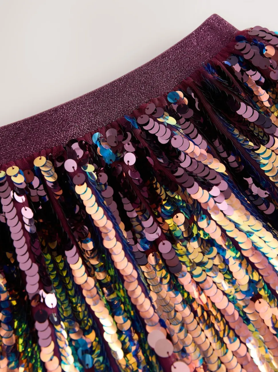Purple Ombre Sequin Skirt (3-16yrs)