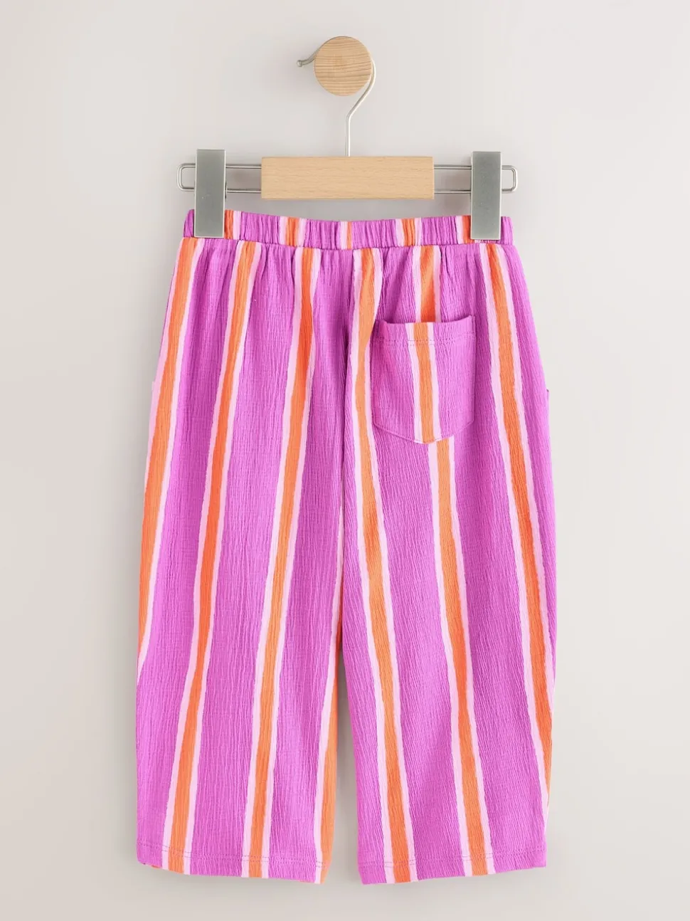 Purple Orange Stripe Barrel Leg Trousers (3mths-7yrs)