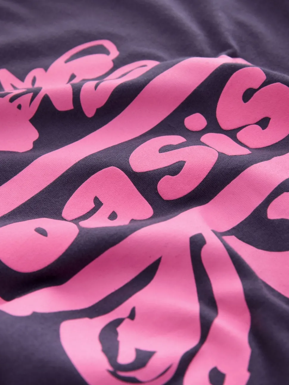 Purple Oversized Oasis Band T-Shirt (3-16yrs)