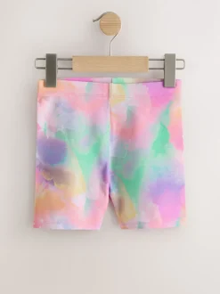 Purple/Pink/Animal Cycle Shorts 5 Pack (3-16yrs)