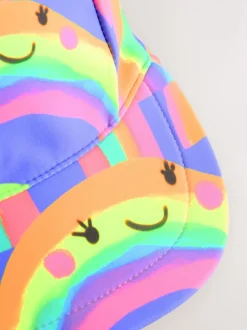 Purple Rainbow Swim Legionnaire Hat (3mths-10yrs)