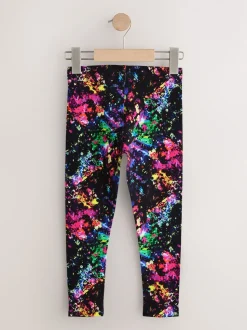 Purple/Splat Leggings 5 Pack (3-16yrs)