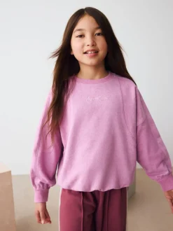 Purple Sports Club Sweat Top (3-16yrs)