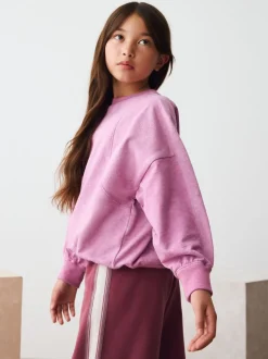 Purple Sports Club Sweat Top (3-16yrs)