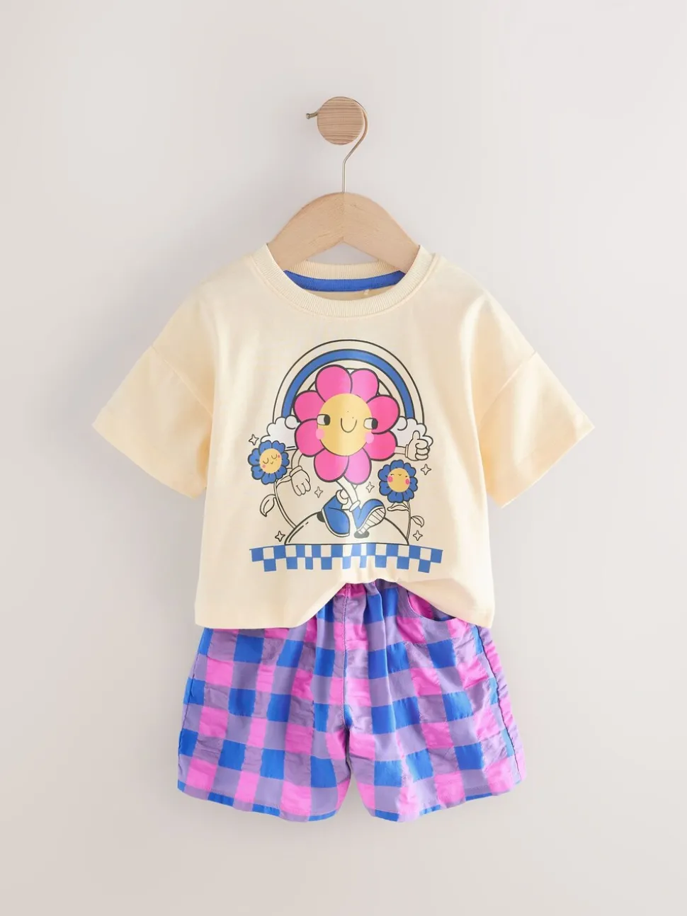 Purple T-Shirt and Short Set (3mths-7yrs)