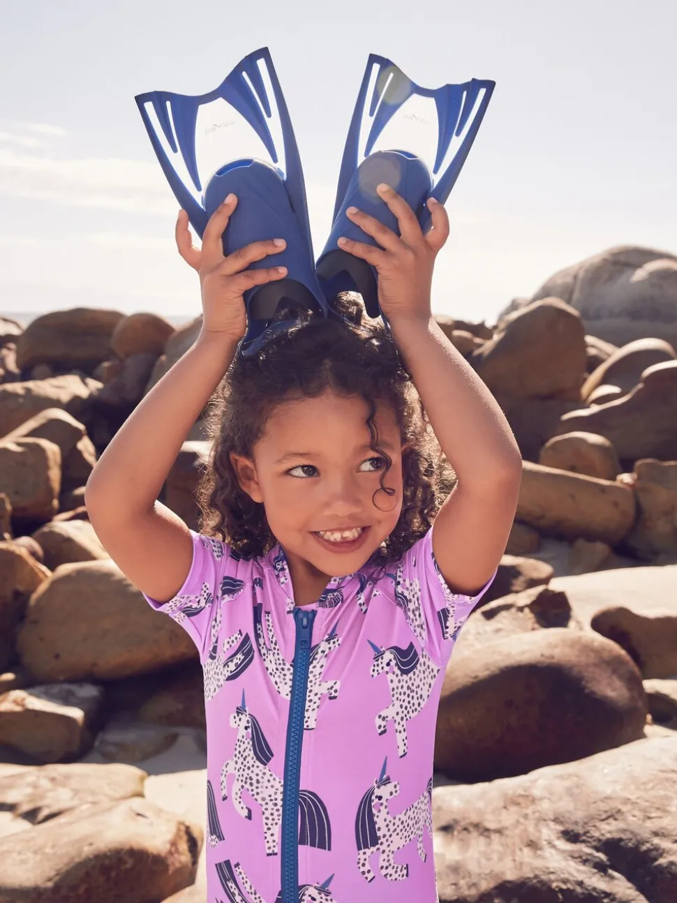 Purple Unicorn Sunsafe Swimsuit (3mths-10yrs)