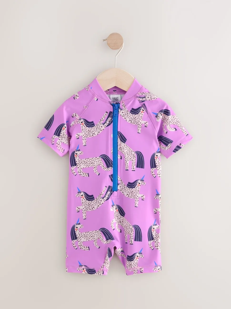 Purple Unicorn Sunsafe Swimsuit (3mths-10yrs)