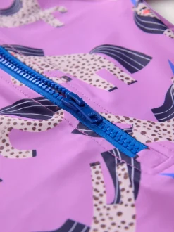 Purple Unicorn Sunsafe Swimsuit (3mths-10yrs)