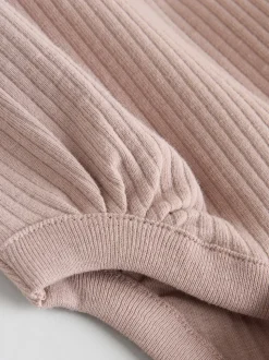 Purple/Yellow/Cream Ditsy Baby Long Sleeve Frill Bodysuits 4 Pack (0mths-2yrs)