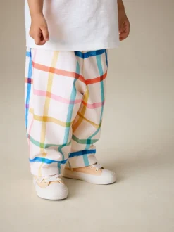 Rainbow Check Barrel Leg Trousers (3mths-7yrs)