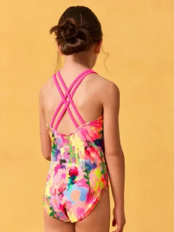 Rainbow Double Strap Swimsuit (3-16yrs)
