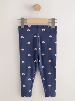 Rainbow Ribbed Leggings 5 Pack (3mths-7yrs)
