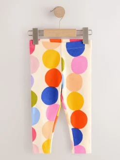Rainbow Ribbed Leggings 5 Pack (3mths-7yrs)